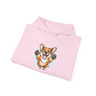 Happy Corgi Jumping hoodie | Cute Dog Illustration Hoodie