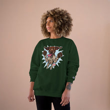 Load image into Gallery viewer, Champion Sweatshirt - Playful Jumping German Shorthaired Pointer Graphic GSP Premium Crewneck