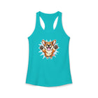 Cute Leaping Corgi Racerback Tank | Playful Happy Corgi Design