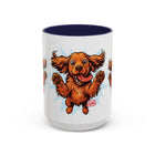 Playful Cocker Spaniel Dog Accent Coffee Mug - Perfect Gift for Dog Lovers, Fun Kitchen Decor, Pet-Themed Drinkware, Birthday, and Holidays