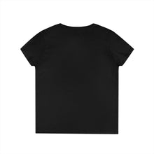 Load image into Gallery viewer, Playful German Shorthaired Pointer Dog Graphic V-Neck T-Shirt, Casual Wear, Pet Lover Gift, GSP Mom Shirt, Birthday Gift