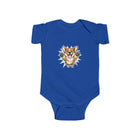 Happy Leaping Corgi Illustration Infant Bodysuit | Cute Puppy Baby Onesie