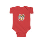 Happy Leaping Corgi Illustration Infant Bodysuit | Cute Puppy Baby Onesie