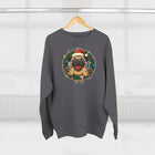 Festive Pug Sweatshirt, Unisex Crewneck, Holiday Gift, Dog Lover Apparel, Christmas Sweater, Cozy Winter Wear