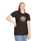 OMG Red Nose Pitbull Unisex Softstyle Shirt - A Happy and Excited Pit Bull on a High Quality Shirt for Dog Lovers