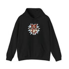 Playful Red and White Border Collie Animal Print Hoodie - Cozy Unisex Sweatshirt, Cute Gift for Pet Lovers