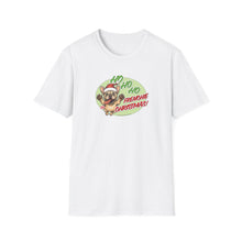 Load image into Gallery viewer, Christmas Frenchie Unisex Softstyle T-Shirt, Festive Dog Tee, Holiday Gift, Cute Pug Shirt, Casual Wear, Christmas Apparel