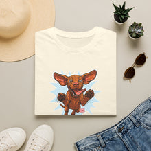 Load image into Gallery viewer, Happy Vizsla Puppy T-Shirt | Cute Running Vizsla Dog Tee
