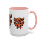 Playful Cocker Spaniel Dog Accent Coffee Mug - Perfect Gift for Dog Lovers, Fun Kitchen Decor, Pet-Themed Drinkware, Birthday, and Holidays