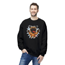 Load image into Gallery viewer, Playful Pug Crewneck Sweatshirt - Cozy Unisex Fleece, Dog Lover Gift, Pet Apparel, Cute Sweatshirt, Fun Dog Design