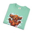 Playful Cocker Spaniel Dog Graphic T-Shirt, Pet Lover Tee, Unisex Cotton Top, Fun Gift for Dog Owners, Casual Wear Shirt
