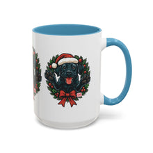 Load image into Gallery viewer, Christmas Black Labrador Dog Coffee Mug, Holiday Mug, Pet Lover Gift, Festive Black Mug, Dog-Themed Drinkware