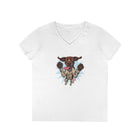 Playful German Shorthaired Pointer Dog Graphic V-Neck T-Shirt, Casual Wear, Pet Lover Gift, GSP Mom Shirt, Birthday Gift
