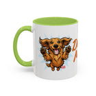 Doxie Mom Mug | Accent Coffee Mug 11oz, Dachshund Mom Ceramic