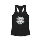 Women's Ideal Happy Husky Puppy Racerback Tank