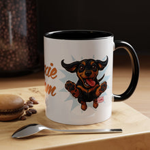 Load image into Gallery viewer, Doxie Mom Coffee Mug | Cute Dachshund Mom Gift (11oz Accent Mug)