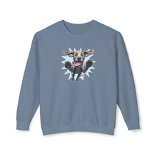 Load image into Gallery viewer, Happy Jumping Weimaraner Dog Sweatshirt | Cute Weim Illustration