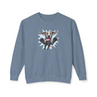 Happy Jumping Weimaraner Dog Sweatshirt | Cute Weim Illustration