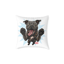 Load image into Gallery viewer, Happy Cane Corso Dog Canvas Pillow, Pet Decor, Dog Lover Gift, Fun Home Accent, Playful Throw Pillow