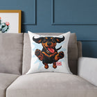 Playful Happy Dachshund Pillow , Multiple size options, Dachshund Lover Gift