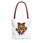 Cute Collie Dog Lover Tote Bag, AOP Dog Art Bag, Pet Owner Gift, Collie Lover Tote, Summer Beach Bag, Gifts for Dog Lovers