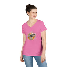 Load image into Gallery viewer, German Shepherd Graphic Tee – Ladies V-Neck Dog Lover Shirt