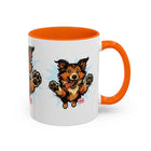 Playful Collie Puppy Accent Coffee Mug - Perfect Gift for Dog Lovers, Pet Owners, Animal Enthusiasts, Birthday, Holidays