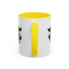 Dachshund Jumping Dog Accent Coffee Mug Cute Wiener Dog Gift (11oz)