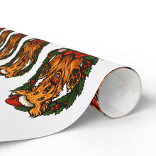 Load image into Gallery viewer, Festive Golden Retriever Wrapping Papers for Christmas - Holiday Gift Wrap, Christmas, Eco-Friendly, Unique Golden Designs