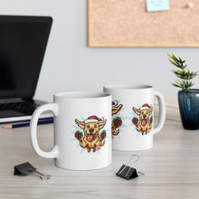Load image into Gallery viewer, Festive Yellow Labrador Retriever Dog Mug - Perfect Holiday Gift for Dog Lovers, Fun Pet Mug, Christmas Present, Adorable Puppy Design