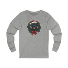 ChristmasBlack Labrador Dog Long Sleeve Tee, Festive Unisex Shirt, Holiday Apparel, Dog Lover Gift, Winter Wear, Cozy Tee