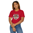 Fun Red and White Border Collie Dog Lover T-Shirt, Cute Pet Tee, Animal Lover Gift, Birthday Present for Dog Moms/Dads
