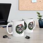 Festive Boston Terrier Dog Lover Mug, Christmas Dog Mug, Holiday Gift for Pet Owners, Cute Puppy Design Cup, Funny Coffee Tea Mug