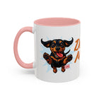 Doxie Mom Coffee Mug | Cute Dachshund Mom Gift (11oz Accent Mug)