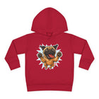 Adorable Toddler Fleece Hoodie with Playful Pug Design, Kids Pullover, Cute Dog Sweater, Pet Lover Gift, Cozy Toddler Apparel