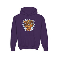 Load image into Gallery viewer, Happy Dachshund Illustration Hoodie | Kids Pullover Sweatshirt
