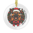 Glass Ornaments, German Shepherd Puppy My First Christmas Ornament, Holiday Decor, Christmas Gift, Dog Lover Gift, Tree Decoration