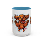 Playful Cocker Spaniel Dog Accent Coffee Mug - Perfect Gift for Dog Lovers, Fun Kitchen Decor, Pet-Themed Drinkware, Birthday, and Holidays