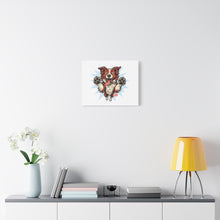 Load image into Gallery viewer, Happy Border Collie Illustration Canvas | Matte Stretched 1.25"
