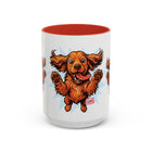 Playful Cocker Spaniel Dog Accent Coffee Mug - Perfect Gift for Dog Lovers, Fun Kitchen Decor, Pet-Themed Drinkware, Birthday, and Holidays