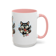 Load image into Gallery viewer, Playful Siberian Husky Dog Coffee Mug, Cute Pet Lover Gift, Fun Drinkware, Husky-Themed Present, Mother's Day Gift