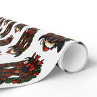 Festive  Dachshund Wrapping Paper Set for All Occasions, Gift Wrap for Christmas, Eco-Friendly Design