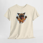 Playful Pug Unisex Tee - Fun Pet Lover T-Shirt, Gift for Dog Owners, Casual Attire, Animal Enthusiast Apparel, Cute Graphic Tee