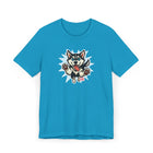 Playful Husky Dog Lover T-Shirt, Animal Lover Gift, Cute Pet Shirt, Casualwear, Gifts for Dog Owners, Unisex Tee