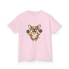 Happy Jumping Corgi Kids T-Shirt