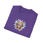 OMG Red Nose Pitbull Unisex Softstyle Shirt - A Happy and Excited Pit Bull on a High Quality Shirt for Dog Lovers