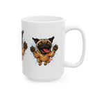 Pug Lover's Ceramic Mug - Fun Dog Mug for Pet Lovers, Coffee Cup, Gifts for Dog Owners, Funny Pet Mug, Cute Pug Design