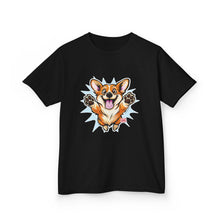 Load image into Gallery viewer, Happy Jumping Corgi Kids T-Shirt