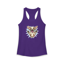 Load image into Gallery viewer, Chihuahua Racing Tank, Dog Lover Graphic Tee, Happy Pet Sleeveless Shirt, Excited Chiwawa Top, Dog Print Workout Singlet