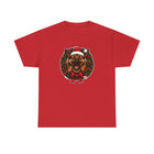 Christmas GSD Puppy Shirt, Holiday T-Shirt, Unisex Cotton Tee, Santa German Shepherd Dog Shirt